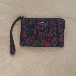 Coach Multicolor Floral Wristlet